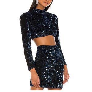 REVOLVE / CAMILA COELHO / MIDNIGHT BLUE SEQUENCE SET